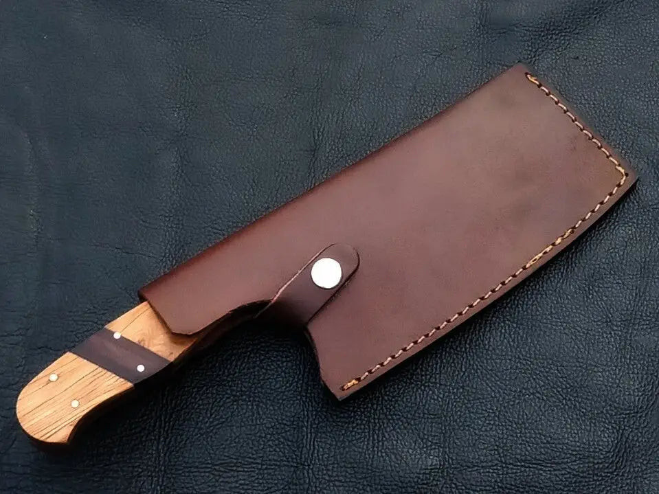Handmade Damascus Steel Chef’s Cleaver-C124 - Cleaver