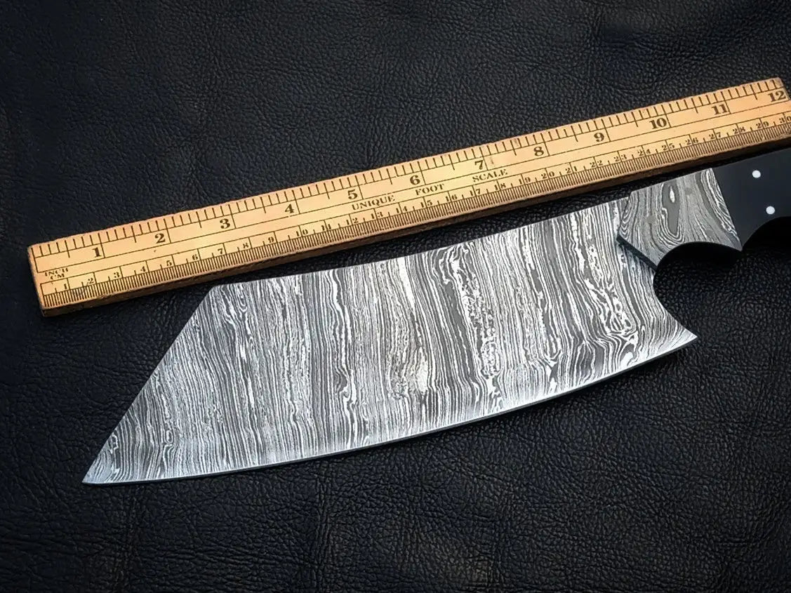 Handmade Damascus Steel Chefs Cleaver-C112 - Chef’s Cleaver