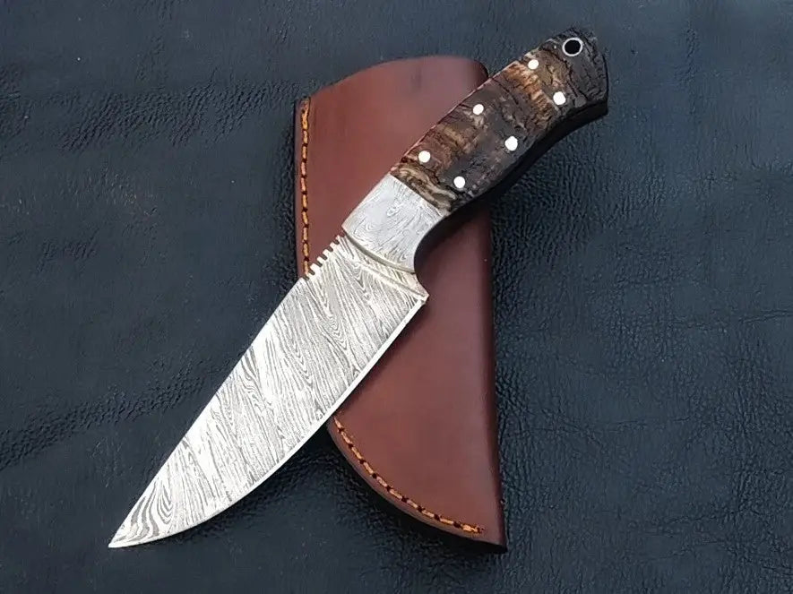 SA Knives - Handmade Damascus Hunting Knife Handmade Damascus