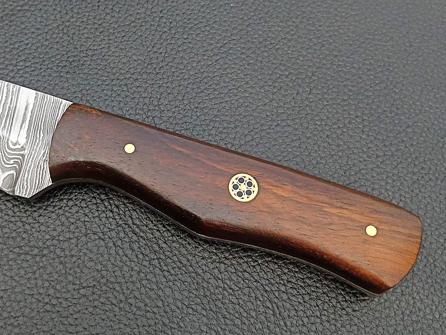 SA-1227 DAMASCUS STEEL SKINING KNIFE