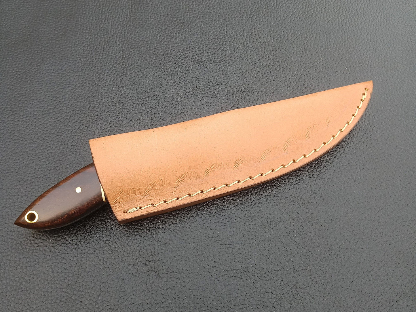 SA-1224 DAMASCUS STEEL SKINING KNIFE