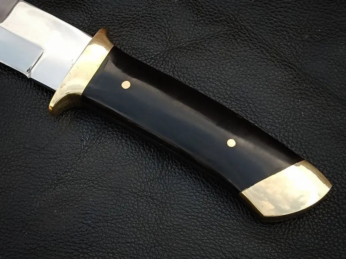 BOWIE BULL HORN HANDLE WITH D2 STEEL SA060-B - Hunting Knife