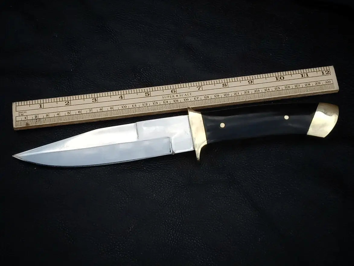BOWIE BULL HORN HANDLE WITH D2 STEEL SA060-B - Hunting Knife
