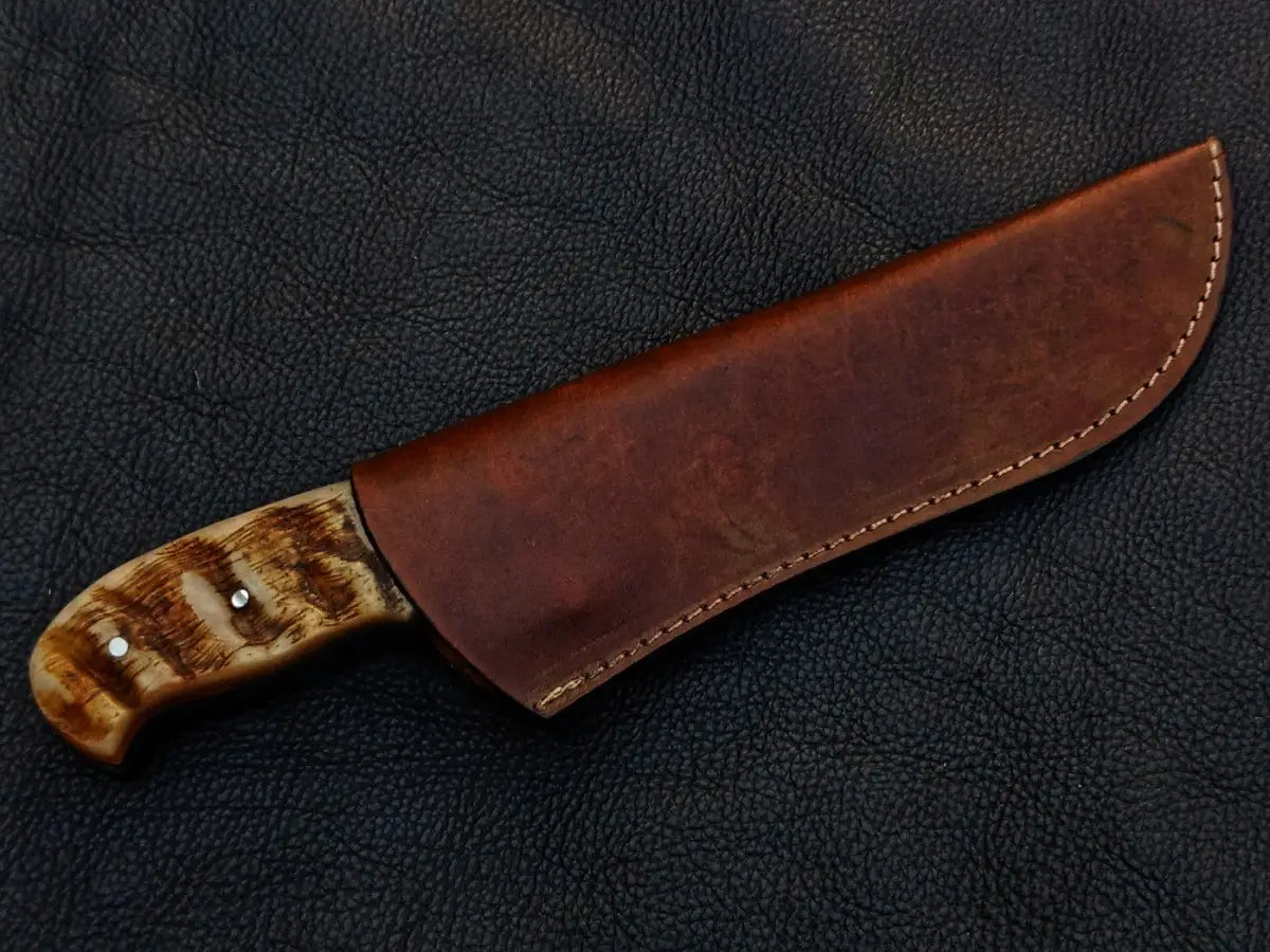 Handmade Damascus Steel Hunting Knife -C185 - knives