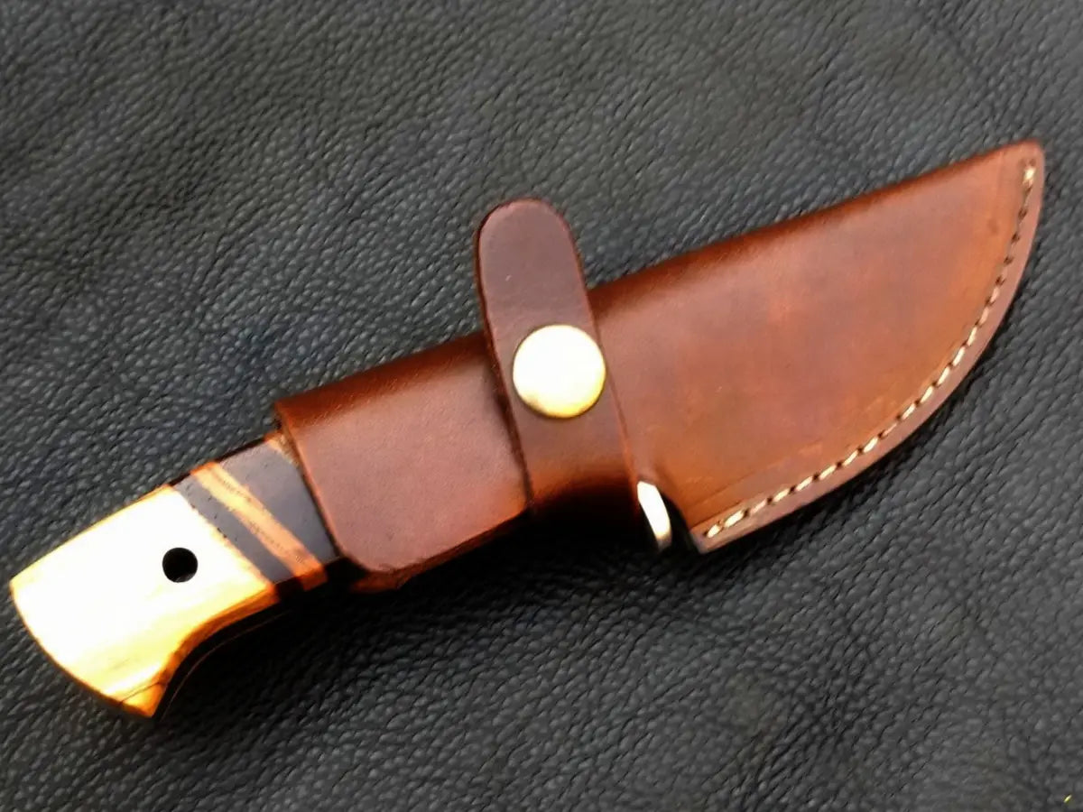 Handmade Damascus Steel Biltong Knife -C203 - knife