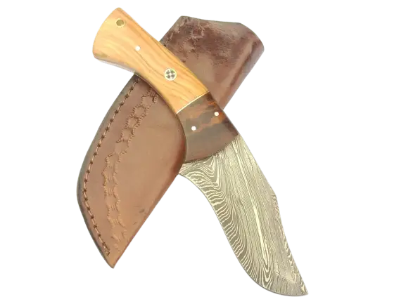 Handmade Damascus Steel Hunting Knife-B557 - Knife