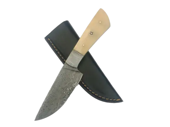 Handmade Damascus Steel Hunting Knife-B544 - Knife