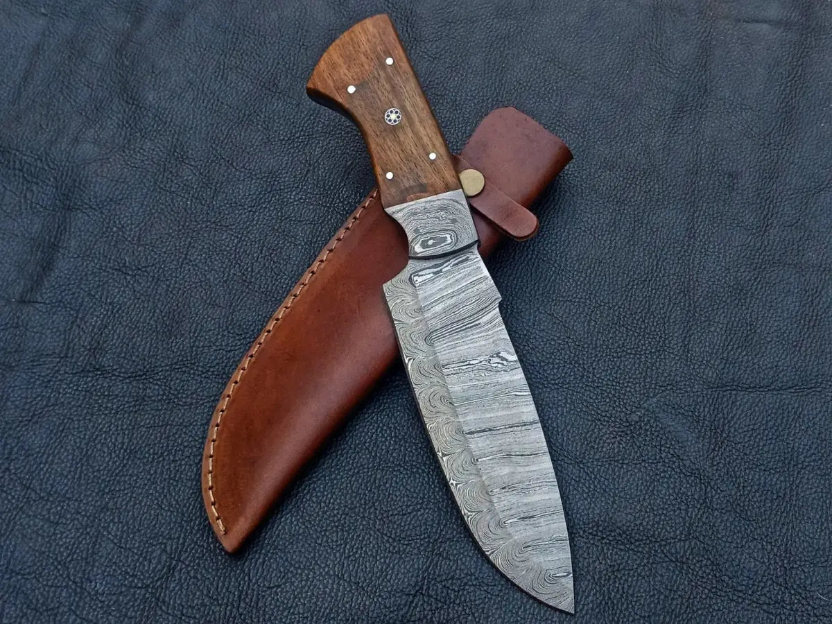 Handmade Damascus Steel Hunting Knife - C224 - knives