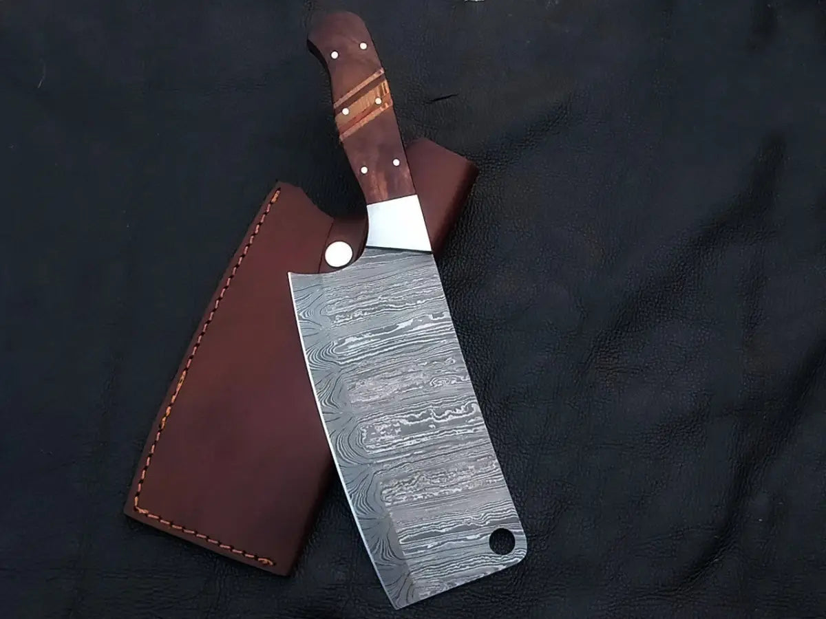 Handmade Damascus Steel Cleaver-C125 - Chef’s Cleaver