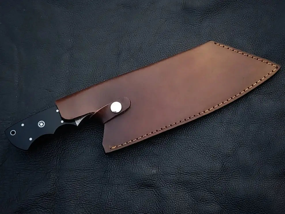 Handmade Damascus Steel Chefs Cleaver-C112 - Chef’s Cleaver
