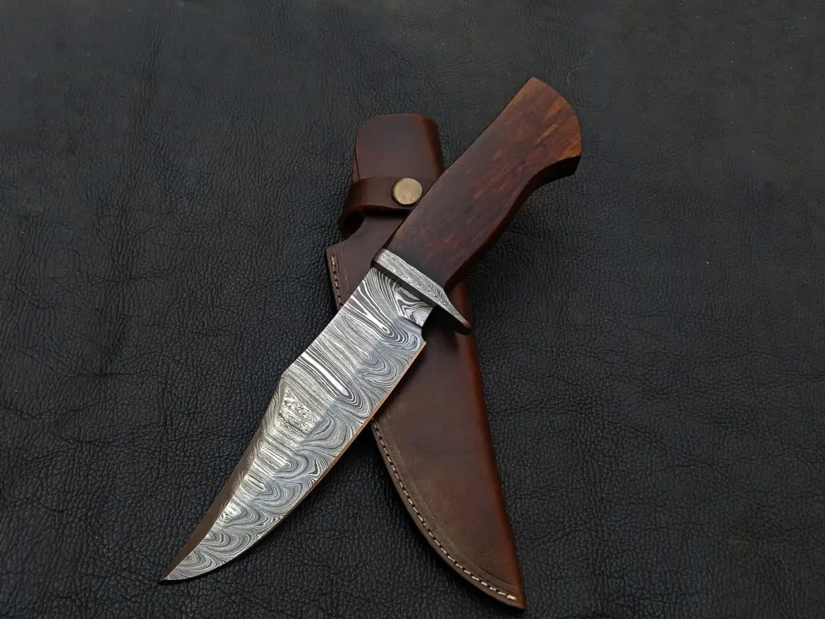 Handmade Damascus Steel Bowie Knife-C187 - Hunting Knife