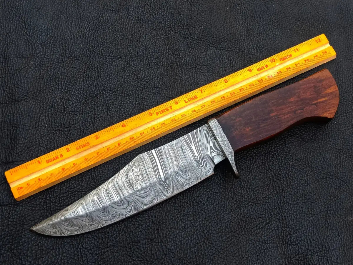 Handmade Damascus Steel Bowie Knife-C187 - Hunting Knife