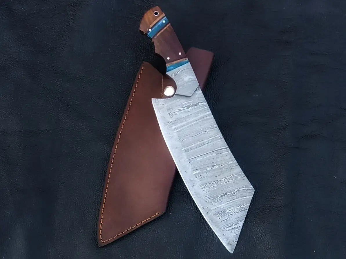 Damascus Steel Chefs Cleaver-C110 - Chef’s Knife