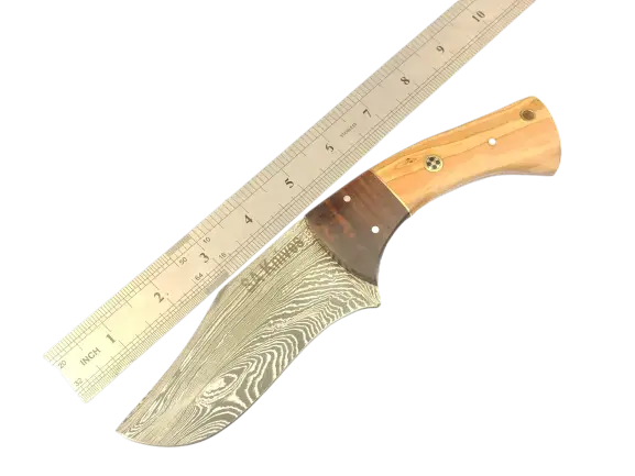 Handmade Damascus Steel Hunting Knife-B557 - Knife