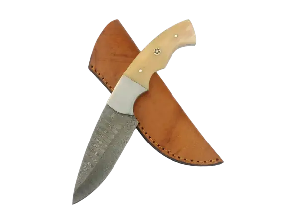 Handmade Damascus Steel Hunting Knife-B526 - knife
