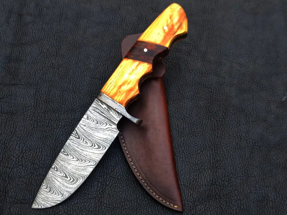 Handmade Damascus Steel Hunting Knife -C179