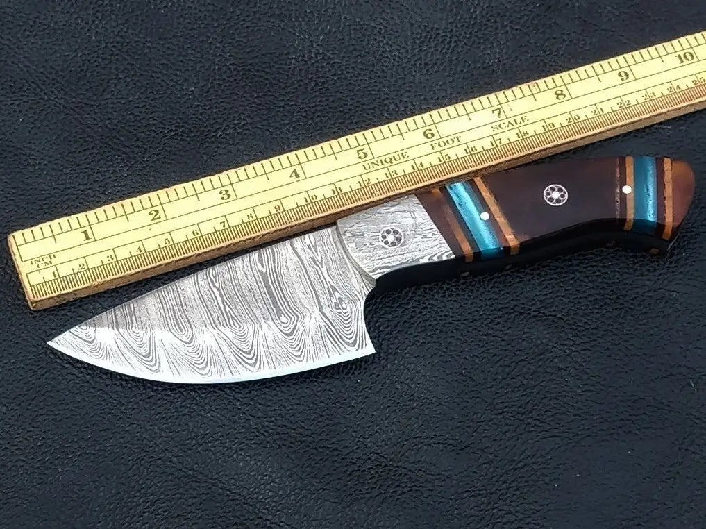 Damascus Steel Hunting Knife-C95 - knives