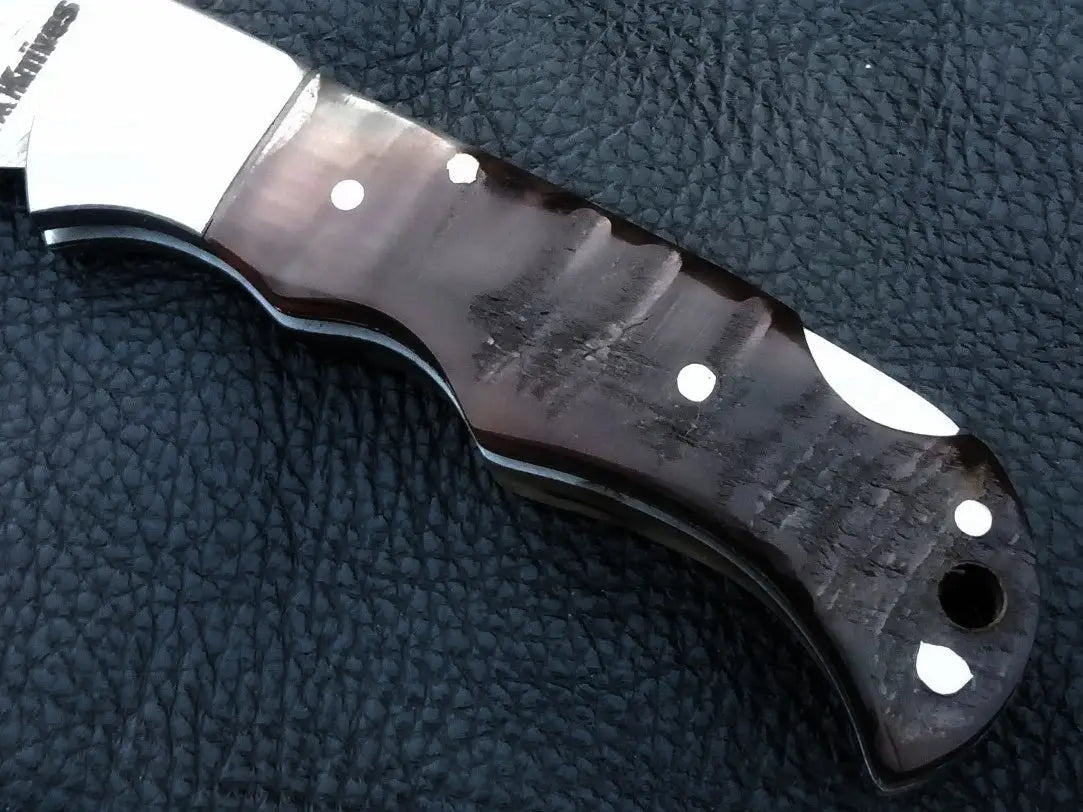 Handmade Damascus Steel Folding Knife-C88 - Knife