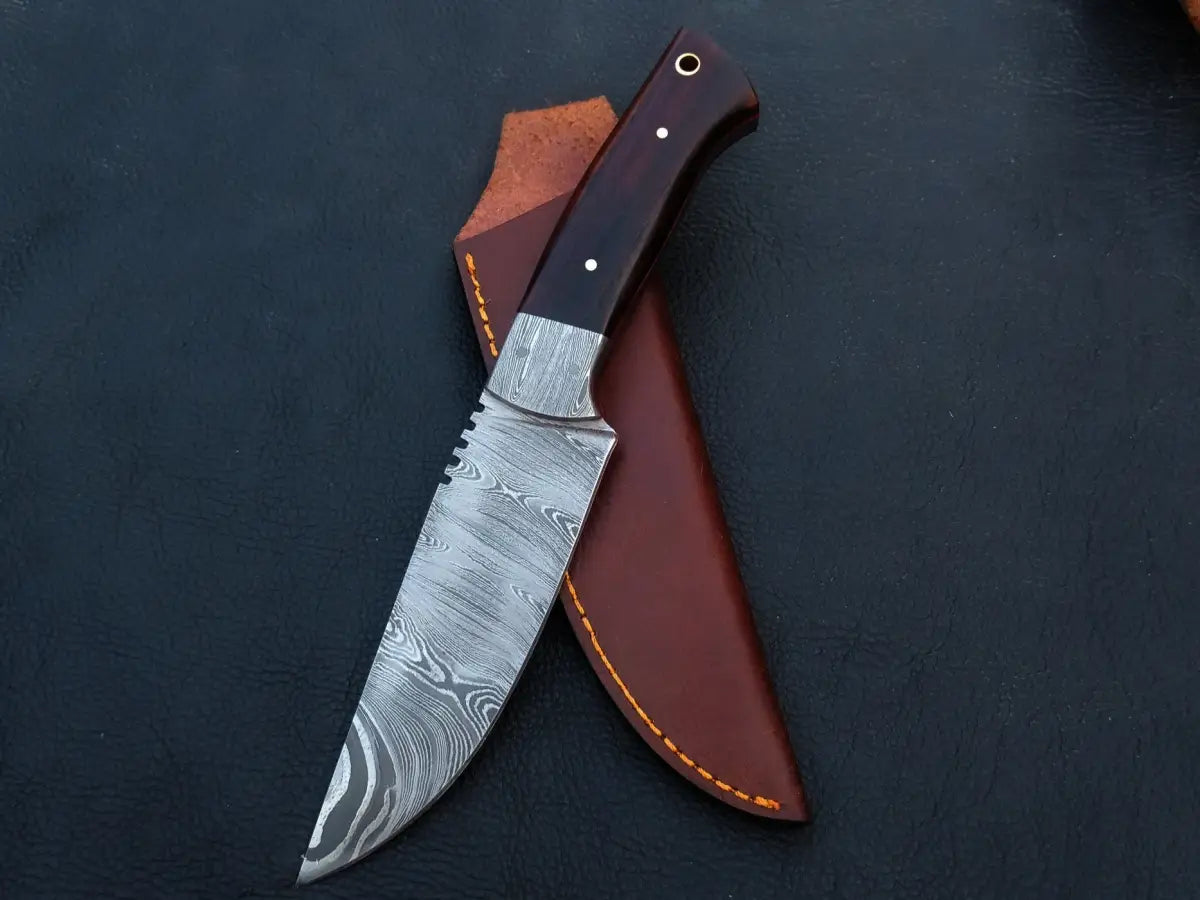 Handmade Damascus Steel Hunting Knife-C30 - Knife