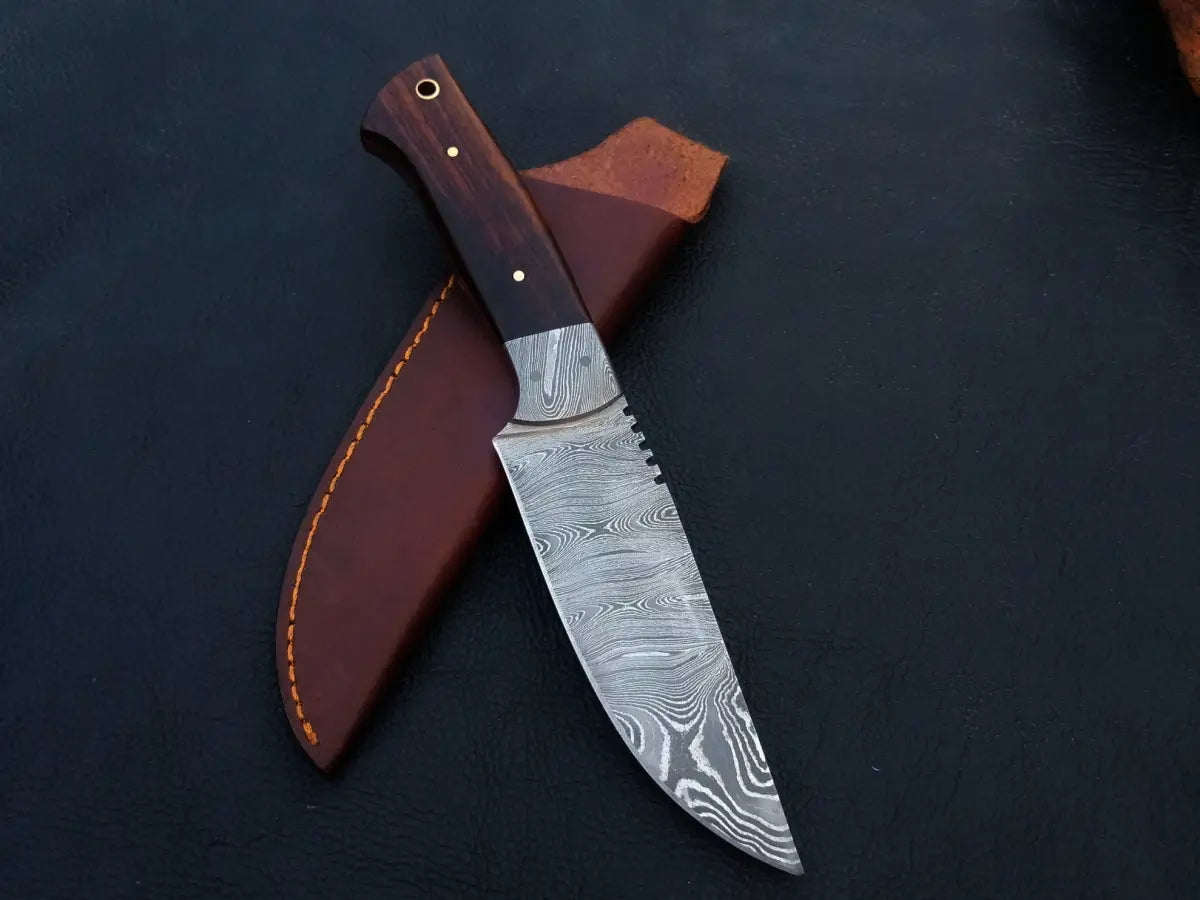 Handmade Damascus Steel Hunting Knife-C30 - Knife