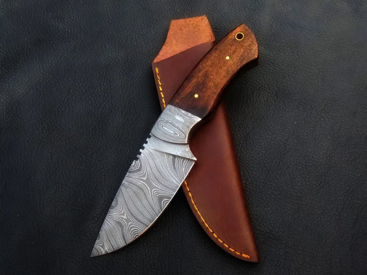 Handmade Damascus Steel Skinning Knife-C36 - Hunting & Survival Knives