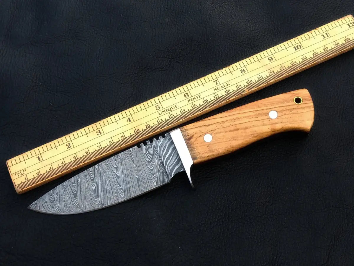 Handmade Damascus Steel Skinning Knife-C12 - hunting knife