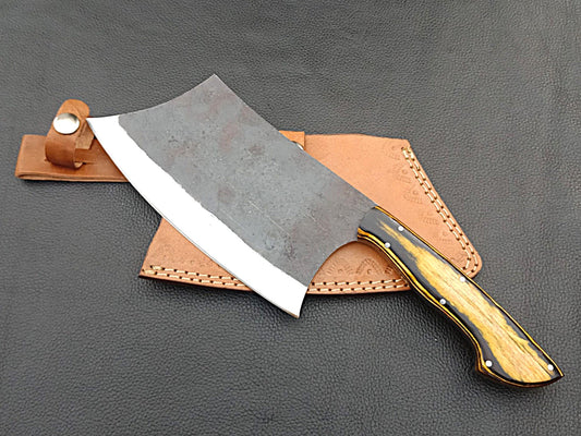 Stainless Steel Kitchen Clever-Yellow & Black Wood Sheet handle-SA-1270