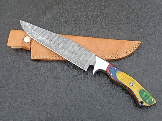 DAMASCUS STEEL BOWIE STAINLESS STEEL BOLSTERS SA-1271