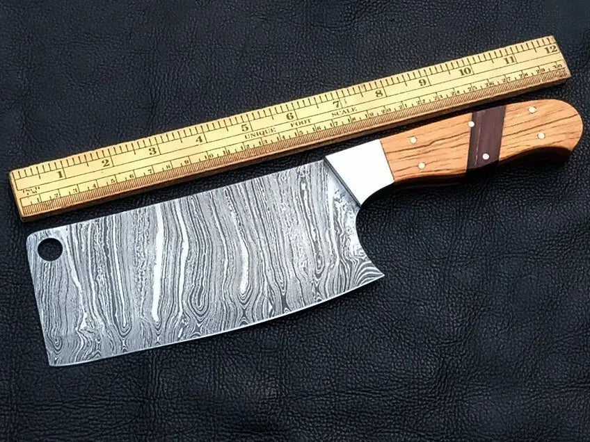 Handmade Damascus Steel Chef’s Cleaver-C124 - Cleaver