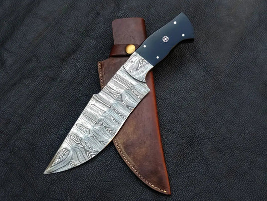 Handmade Damascus Steel Hunting Knife -C206