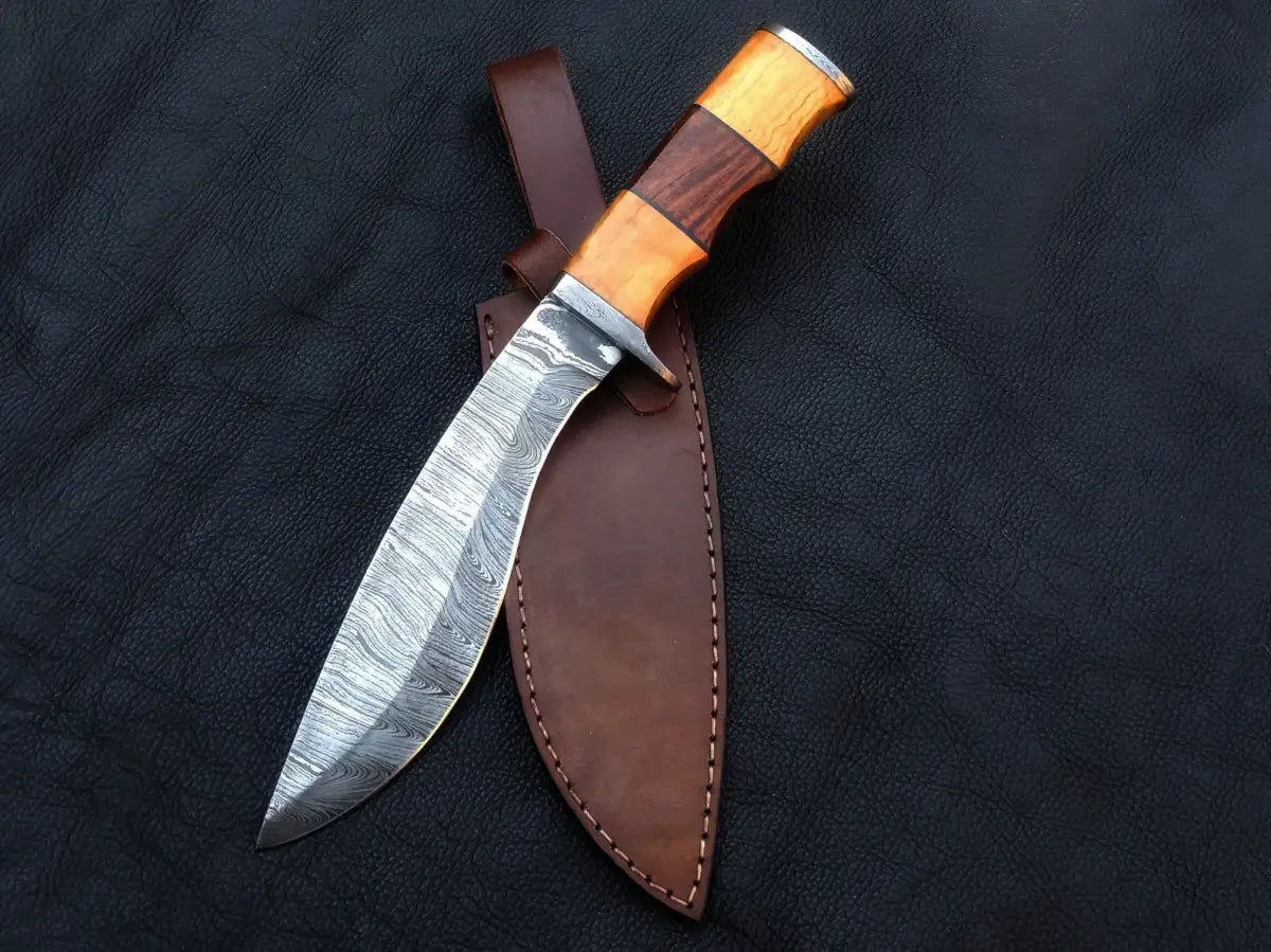 Handmade Damascus Steel Knife - C221 - Hunting