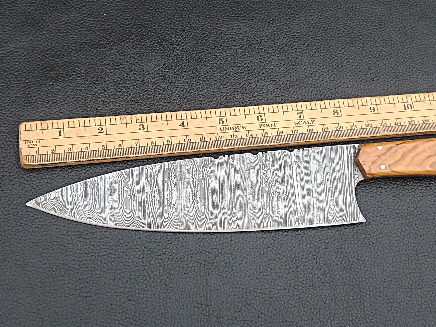Damascus Steel Kitchen Chef Knife-Olive wood handle-SA-1252