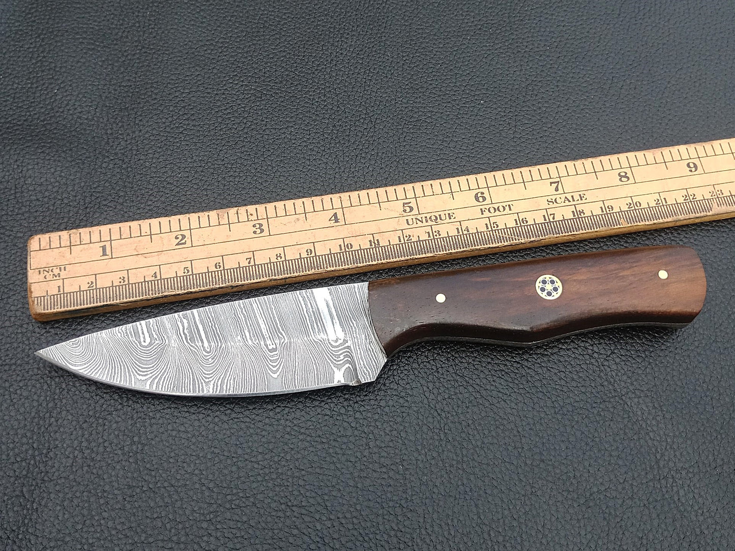 SA-1227 DAMASCUS STEEL SKINING KNIFE