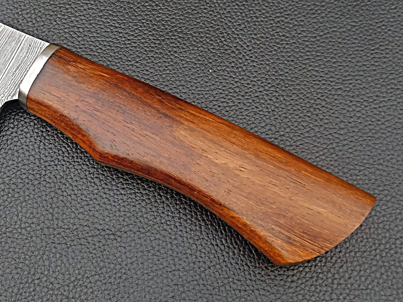 Damascus Steel Kitchen Chef Knife-Rosewood handle-Stainless Steel Clips-SA-1255