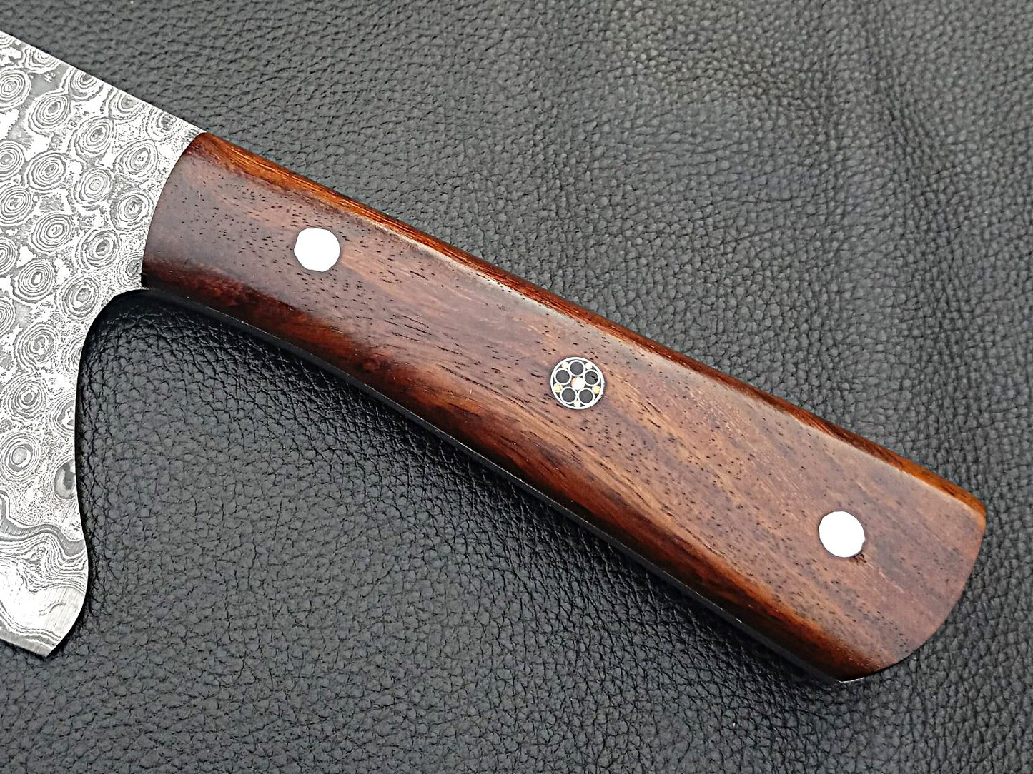 Damascus Steel Kitchen Chef Clever-Rosewood handle-SA-1263