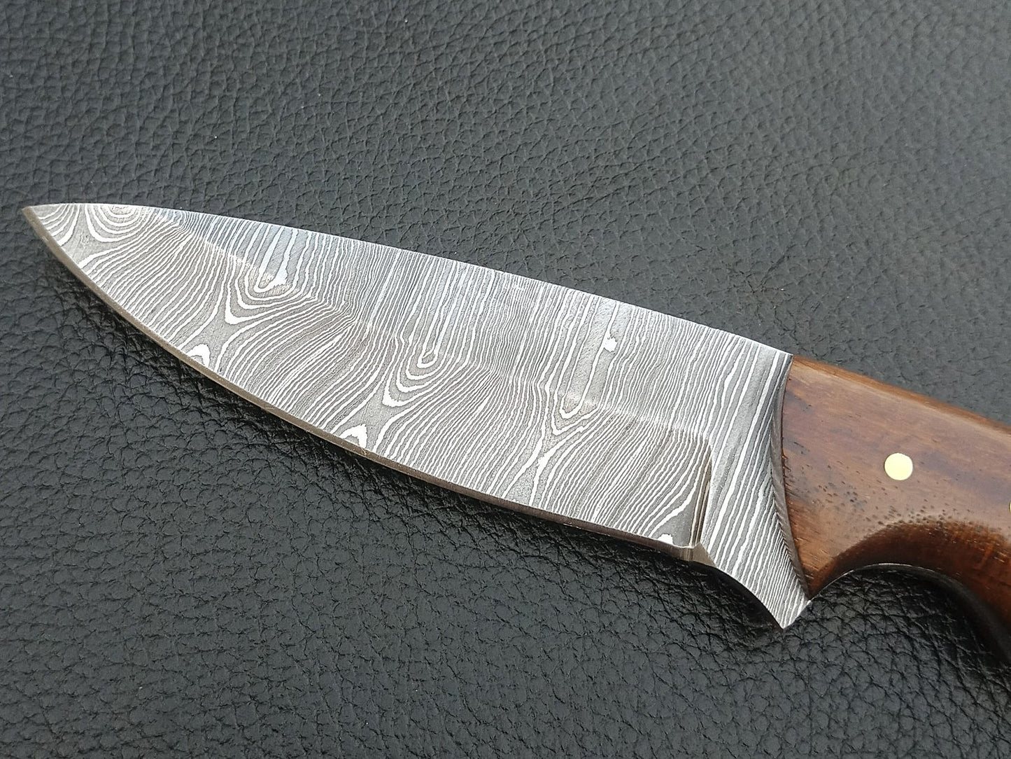 SA-1224 DAMASCUS STEEL SKINING KNIFE