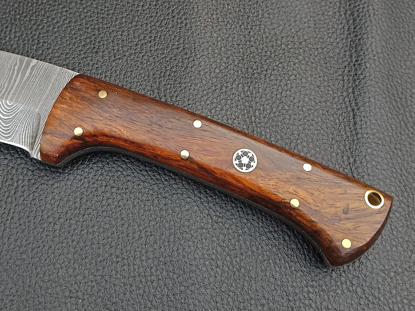 SA-1223 DAMASCUS STEEL SKINING KNIFE