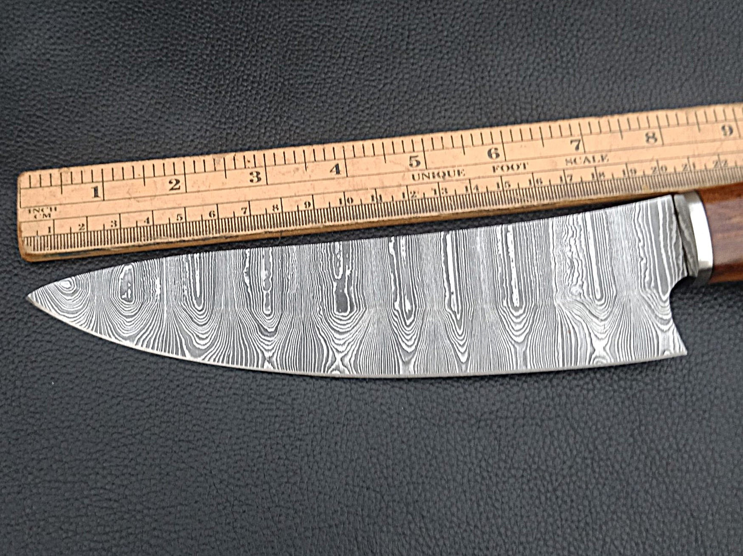 Damascus Steel Kitchen Chef Knife-Rosewood handle-Stainless Steel Clips-SA-1255