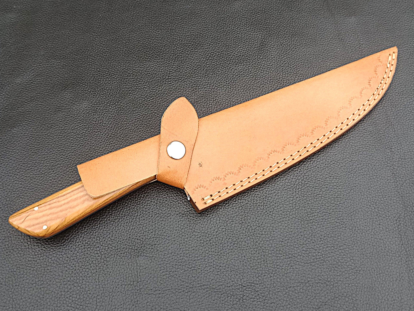 Damascus Steel Kitchen Chef Knife-Olive wood handle-SA-1252