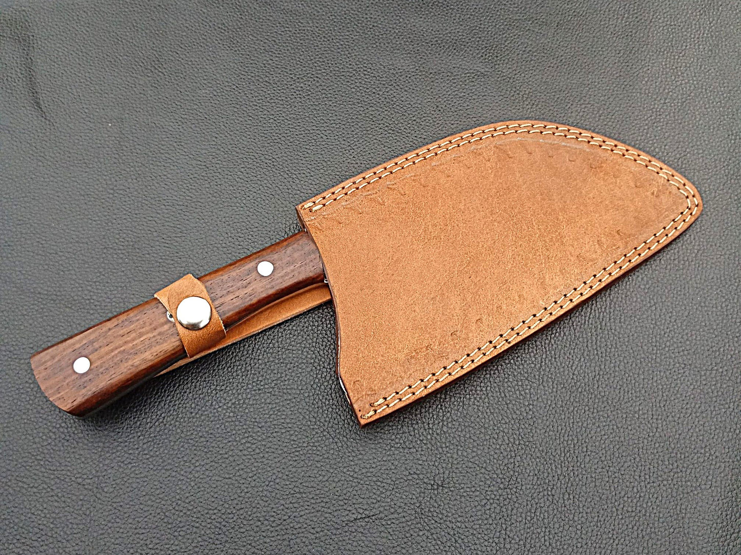 Damascus Steel Kitchen Chef Clever-Rosewood handle-SA-1263