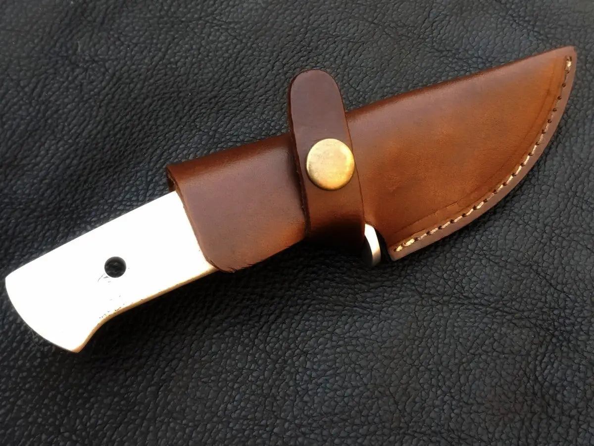 Handmade Damascus Steel Biltong Knife -C198 - knife