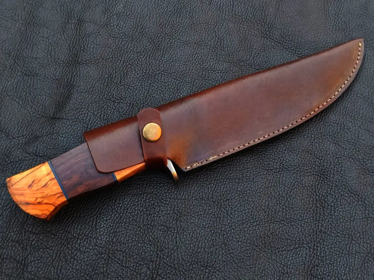 Handmade Damascus Steel Hunting Knife - C229 - & Survival Knives