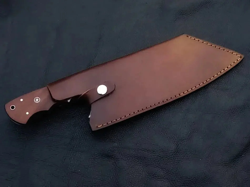 Handmade Damascus Steel Chefs Cleaver-C111 - Chef’s Knife