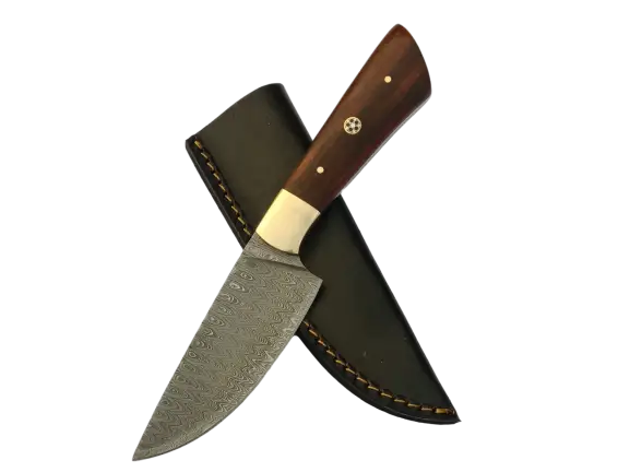 Handmade Damascus Steel Hunting Knife-B540 - knives