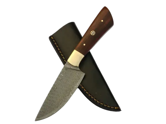 Handmade Damascus Steel Hunting Knife-B540 - knives