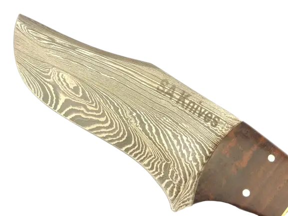 Handmade Damascus Steel Hunting Knife-B557 - Knife