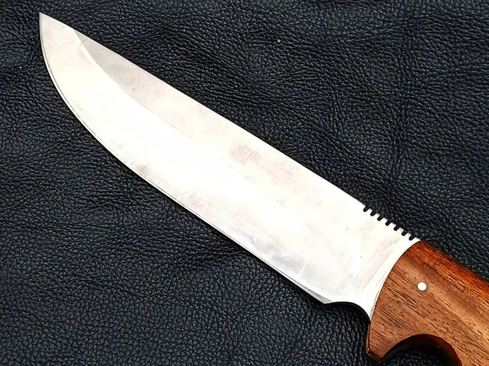 HUNTING KNIFE ROSEWOOD HANDLE WITH D2 STEEL BLADE SA09-R - Hunting Knife