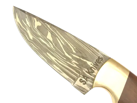 Handmade Damascus Steel Hunting Knife-B558 - Knife