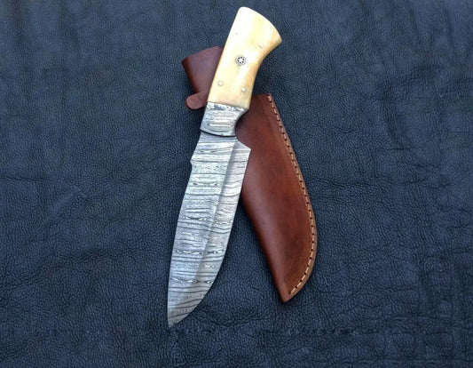 Handmade Damascus Steel Hunting Knife - C226 - hunting knife