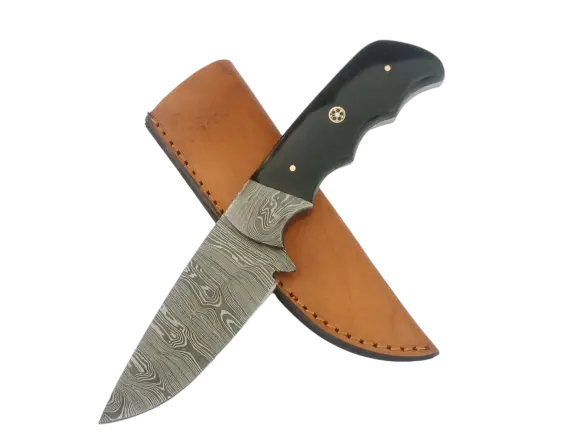 Handmade Damascus Steel Hunting Knife-B534 - Knife